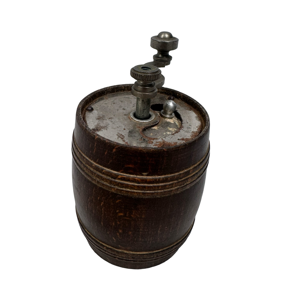 Vintage Marlux Pepper Grinder Wooden Barrel Shaped Mid Century Modern France - Picture 4 of 9